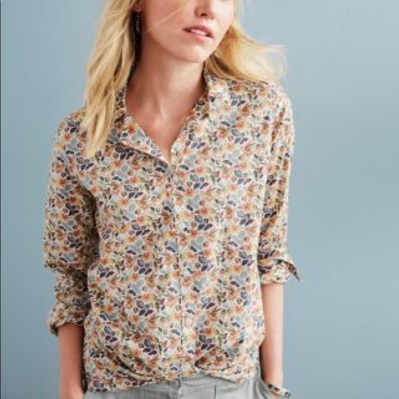 garnet hill essential organic cotton shirt